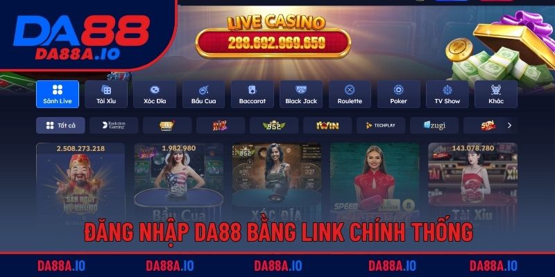 Đăng nhập DA88 bằng link chính thống, không bị chặn